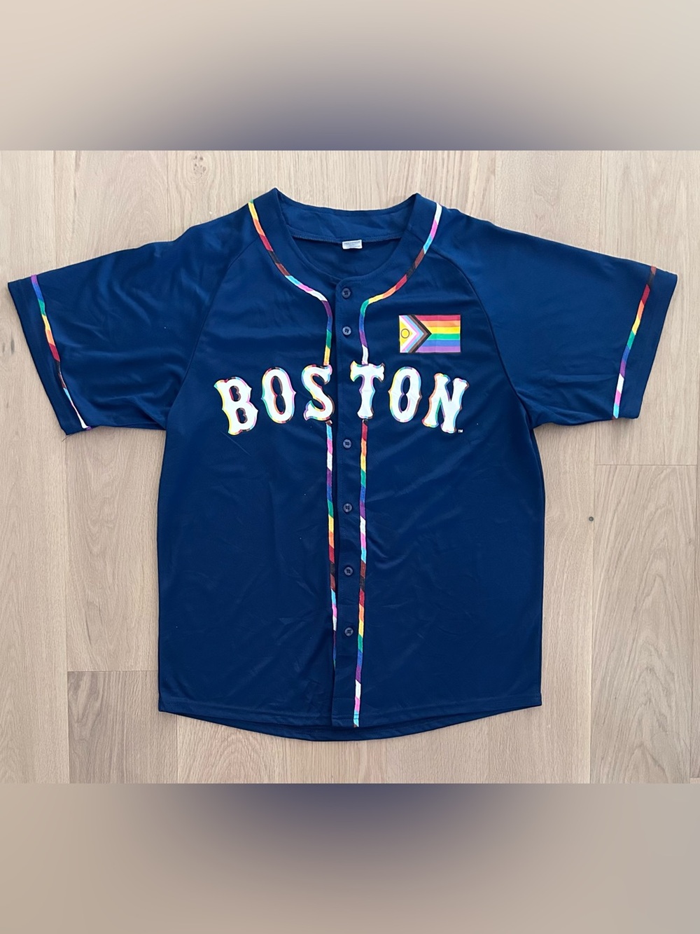 Boston Red Sox Pride Night MLB Baseball Jersey
